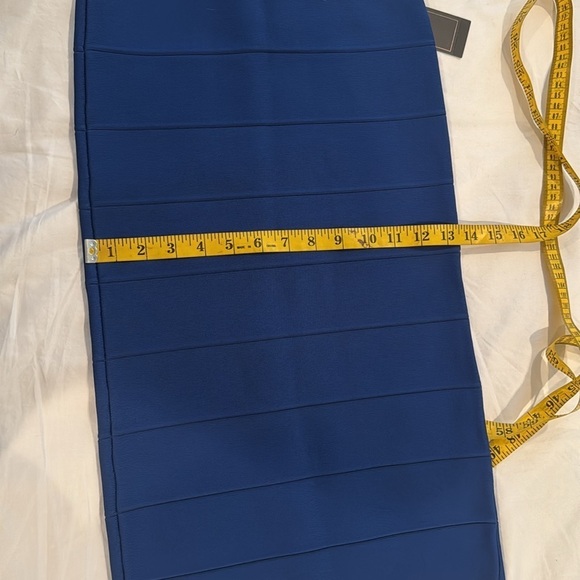 BCBGMAXAZRIA Leger NWT Elegant royal Blue Pencil Skirt - Picture 7 of 8